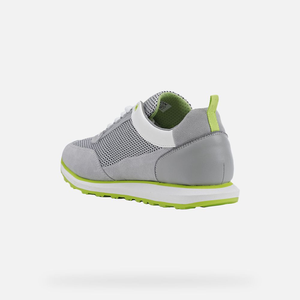 Geox Erkek Spor Ayakkabı Gri/Beyaz - Volto - LGK-624539